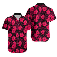 Polynesian Pride Hawaii Style With Hibiscus Hawaiian Shirt Pink - Wonder Print Shop