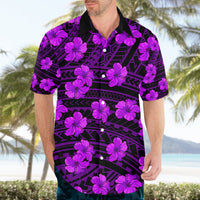 Polynesian Pride Hawaii Style With Hibiscus Hawaiian Shirt Purple - Wonder Print Shop