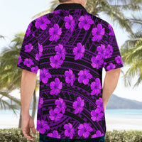 Polynesian Pride Hawaii Style With Hibiscus Hawaiian Shirt Purple - Wonder Print Shop