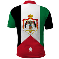 Hashemite Kingdom of Jordan Polo Shirt Jordan Flag Style - Wonder Print Shop