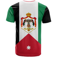 Hashemite Kingdom of Jordan T Shirt Jordan Flag Style - Wonder Print Shop