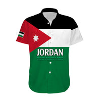 Jordan Hawaiian Shirt Jordan Independence Anniversary Simple Flag Style - Wonder Print Shop