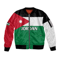 Jordan Sleeve Zip Bomber Jacket Jordan Independence Anniversary Simple Flag Style - Wonder Print Shop