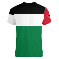 Jordan Women V Neck T Shirt Jordan Independence Anniversary Simple Flag Style - Wonder Print Shop