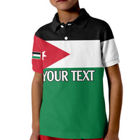 Custom Jordan Polo Shirt for Kid Jordan Independence Anniversary Simple Flag Style - Wonder Print Shop