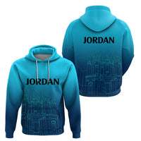 Jordan Hoodie Al-Khazneh in Jordan Blue Gradient - Wonder Print Shop