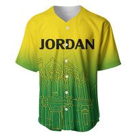Jordan Baseball Jersey Al-Khazneh in Jordan Green Gradient LT9 - Wonder Print Shop