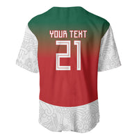 2026 World Football Host Country Mexico Custom Baseball Jersey Green Version