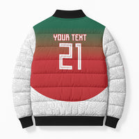 2026 World Football Host Country Mexico Custom Bomber Puffer Jacket Green Version