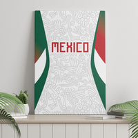 2026 World Football Host Country Mexico Canvas Wall Art Green Version