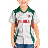 2026 World Football Host Country Mexico Custom Kid Hawaiian Shirt Green Version