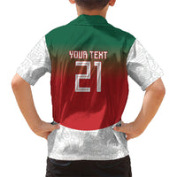 2026 World Football Host Country Mexico Custom Kid Hawaiian Shirt Green Version