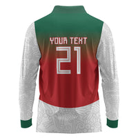 2026 World Football Host Country Mexico Custom Long Sleeve Polo Shirt Green Version