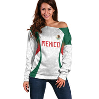 2026 World Football Host Country Mexico Custom Off Shoulder Sweater Green Version