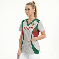 2026 World Football Host Country Mexico Custom Scrub Top Green Version