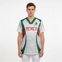 2026 World Football Host Country Mexico Custom Scrub Top Green Version