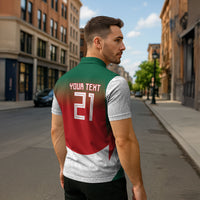 2026 World Football Host Country Mexico Custom Zipper Polo Shirt Green Version