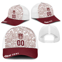 2026 World Football Host Country Mexico Personalized Baseball Net Cap White Version