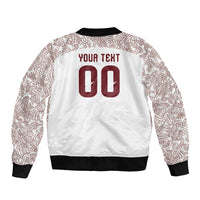 2026 World Football Host Country Mexico Custom Bomber Jacket White Version