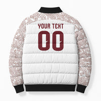 2026 World Football Host Country Mexico Custom Bomber Puffer Jacket White Version