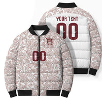 2026 World Football Host Country Mexico Custom Bomber Puffer Jacket White Version