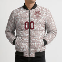 2026 World Football Host Country Mexico Custom Bomber Puffer Jacket White Version