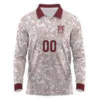 2026 World Football Host Country Mexico Custom Long Sleeve Polo Shirt White Version