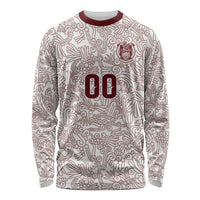 2026 World Football Host Country Mexico Custom Long Sleeve Shirt White Version