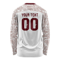 2026 World Football Host Country Mexico Custom Long Sleeve Shirt White Version