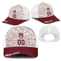 2026 World Football Host Country Mexico Personalized Mesh Trucker Cap White Version