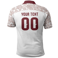 2026 World Football Host Country Mexico Custom Polo Shirt White Version