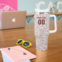 2026 World Football Host Country Mexico Custom Tumbler With Handle White Version