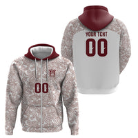 2026 World Football Host Country Mexico Custom Zip Hoodie White Version