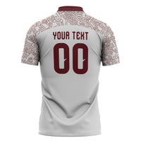 2026 World Football Host Country Mexico Custom Zipper Polo Shirt White Version