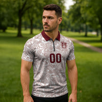 2026 World Football Host Country Mexico Custom Zipper Polo Shirt White Version