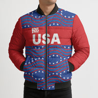 2026 World Football Host Country United States Custom Bomber Puffer Jacket