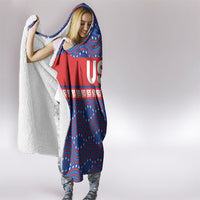 2026 World Football Host Country United States Hooded Blanket