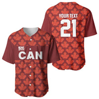2026 World Football Host Country Canada Custom Baseball Jersey