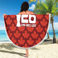 2026 World Football Host Country Canada Beach Blanket