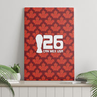 2026 World Football Host Country Canada Canvas Wall Art