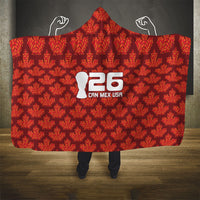 2026 World Football Host Country Canada Hooded Blanket