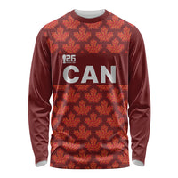2026 World Football Host Country Canada Custom Long Sleeve Shirt