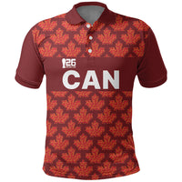 2026 World Football Host Country Canada Custom Polo Shirt