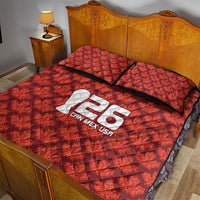 2026 World Football Host Country Canada Quilt Bed Set
