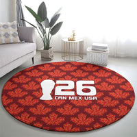 2026 World Football Host Country Canada Round Carpet
