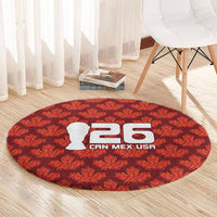 2026 World Football Host Country Canada Round Carpet