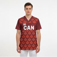 2026 World Football Host Country Canada Custom Scrub Top