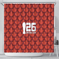 2026 World Football Host Country Canada Shower Curtain