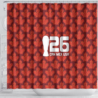 2026 World Football Host Country Canada Shower Curtain