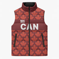 2026 World Football Host Country Canada Custom Sleeveless Puffer Jacket